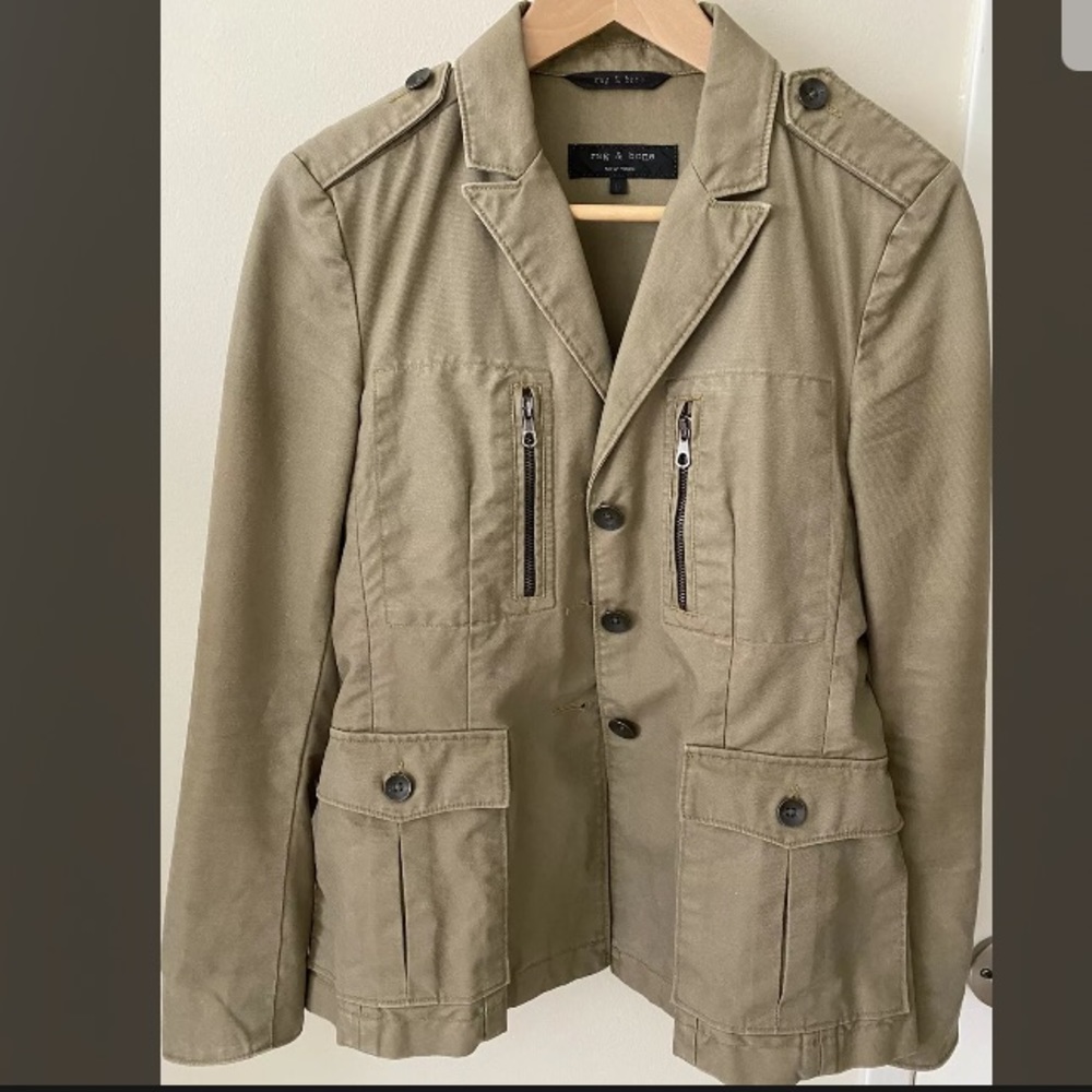 ❤️SOLD❤️RAG & BONE Women Military Beige Jacket